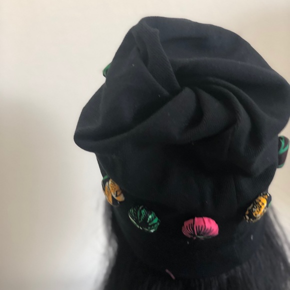 Ankara button beanie - Picture 4 of 8